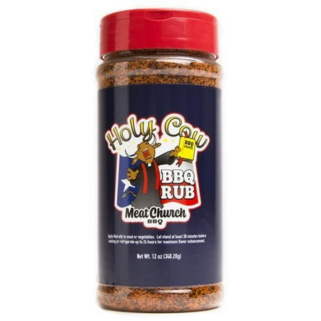 Meat Church BBQ Rub Holy Cow Seasoning Bottle 12 oz
