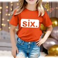 thumbnail image 5 of Undershirt Toddler Girl Long Sleeve Fitted Shirt Shirts For Teen Kids Girls Child Short Sleeve Prints T Shirt Trendy Girls Fans Present Tops, 5 of 6