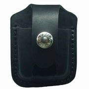 Lighter Pouch Black Leather
