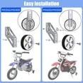thumbnail image 4 of Ruedas de entrenamiento CILOYU para Razor MX350 MX400 MX500 MX650, 4 of 9