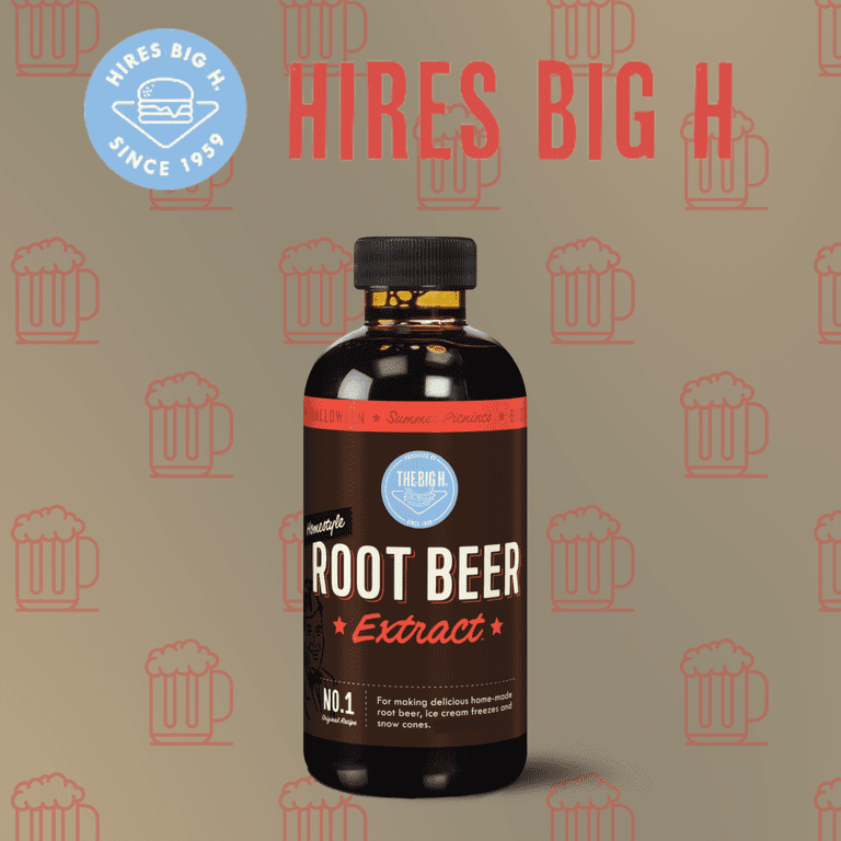 Hires ハイアーズ  ルートビア  ボトル Amazon.com: Hires Big H Root Beer Extract, Root Beer Soda