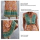 thumbnail image 5 of Vestido largo con escote en V, vestido floral para mujer Vestido floral con escote en V Vestido floral de verano para mujer Valor excepcional, 5 of 6