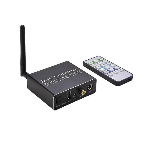 Digital DAC Decoder Optical to RCA Converter Bluetooth 50 Receiver Optical Coaxial Digital Audio to Analog Converter