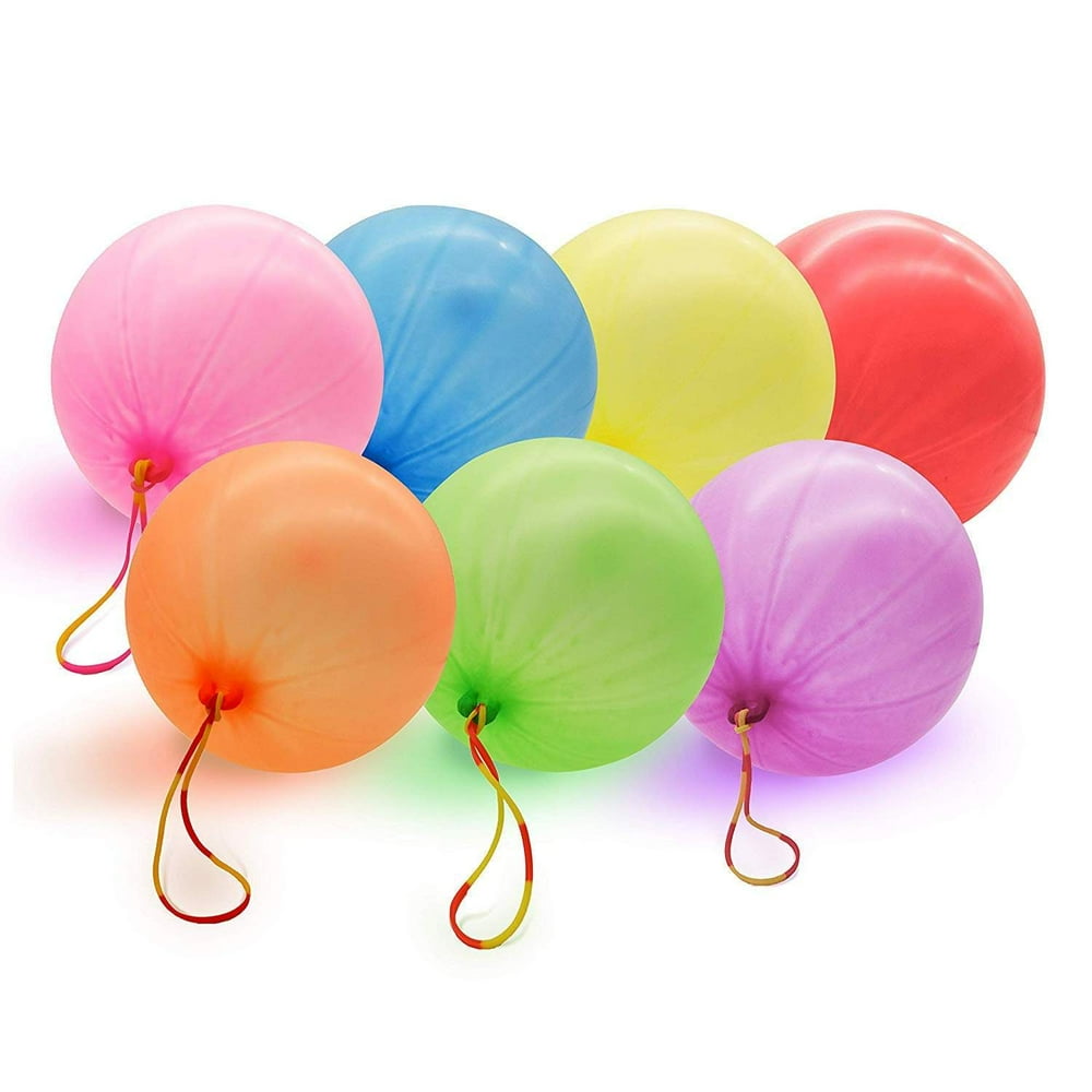 Smithstock 12 Pack Punch Balloons for Kids) Multicolor Birthday Party