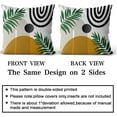 thumbnail image 4 of Boho Pillow Covers 20x20 Set of 2, Bohemian Mid Century Style Green Gold Throw Pillow Covers Linen Farmhouse Vintage Abstract Art Boho Decor Cushion Case Home Decor for Couch Sofa Outdoor, 4 of 6