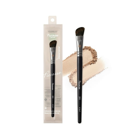 Brocha de maquillaje Piccasso 201 para sombrear la nariz, cabello suave