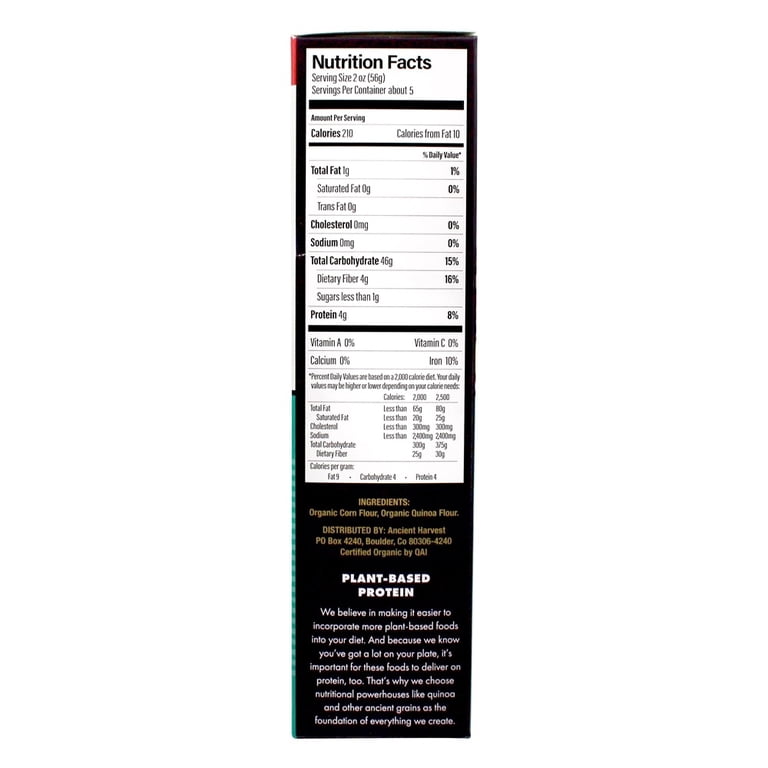 Ancient Harvest Organic Gluten-Free Penne Pasta, Corn, Brown Rice