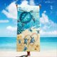 thumbnail image 4 of Quick-Drying Beach Towel with Sea Turtle Pattern,Soft and Absorbent,B, 4 of 5