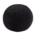 thumbnail image 3 of Diamond Sofa Set of (2) 10" Round Accent Pillows in Black Faux Sheepskin by Diamond Sofa, 3 of 5