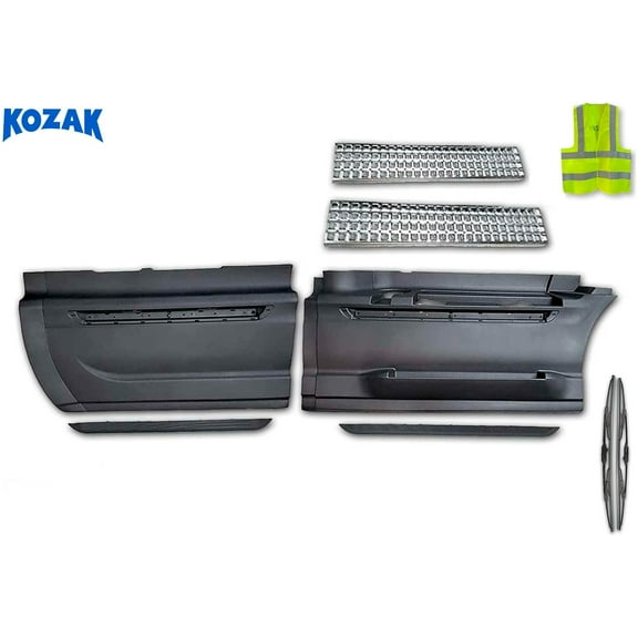 KOZAK Compatible with International Prostar Front Step Side and Rear Side Fairing Panel Right Passenger Side w/ Steps