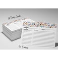 thumbnail image 6 of Inkdotpot Recipe Card 6x4 inch Single-Sided Recipe Design Cards White Baking Recipe Cards Wedding-Bridal Shower-Baby Shower- Pack of 50, 6 of 6