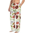 thumbnail image 3 of Kdxio Tomatoes Print Men's Sleep Pajama Pant Lounge Pants with Pockets, 3 of 8