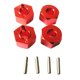 thumbnail image 1 of Vogacara RCGOFFLOW-Soporte hexagonal de rueda fuerte de aleación de aluminio para adaptador 1/16 HSP 94186, pieza de coche de control remoto, Kits de construcción modelo Rojo, 1 of 6