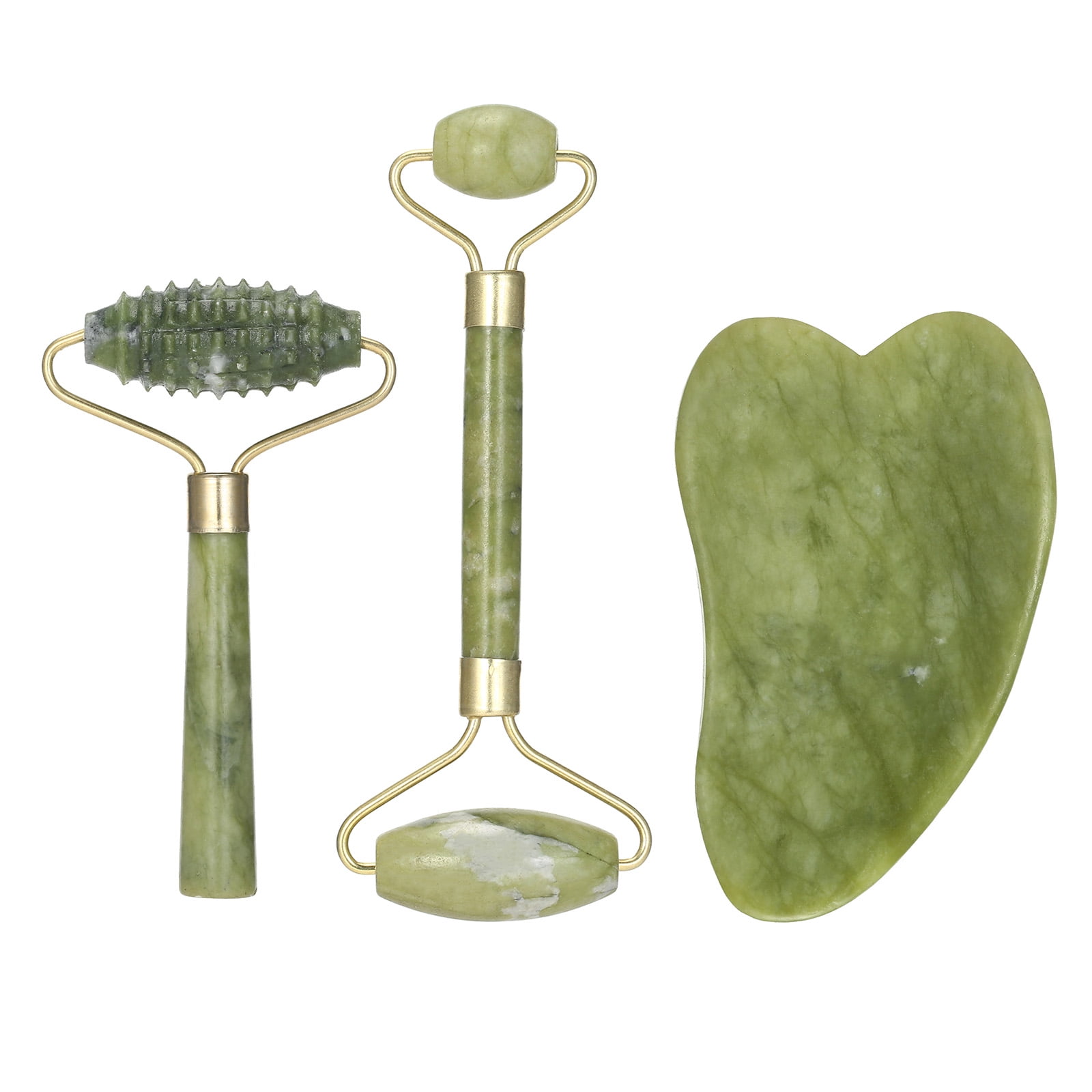 Roller Set Face Rollers & Gua Sha Scraper for Skin Care aging Face Eye
