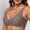 Grey, variant on Women Seamless Rip Comfortable Full Cup Bra Daily Wear Casual Home Underwire Free Support Pink XXXL