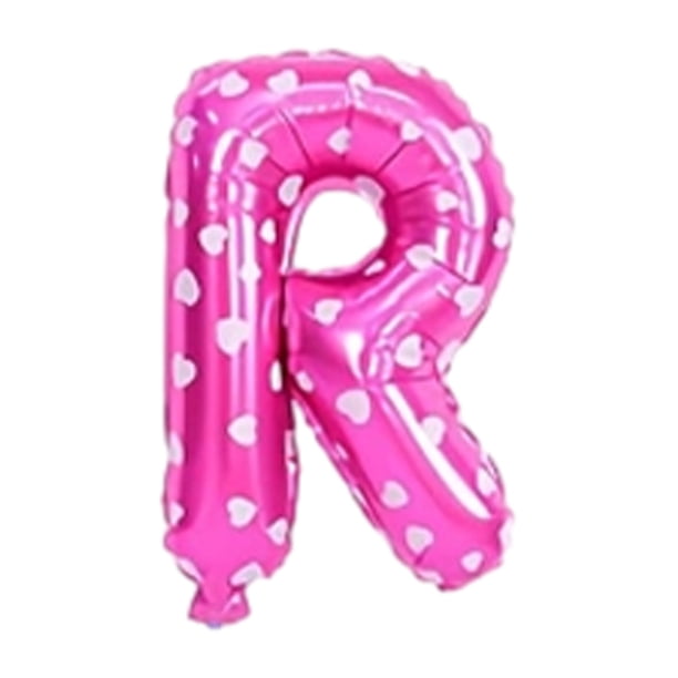 Advancent Juego de globos de aluminio para fiesta, globos Mylar de 16 pulgadas, globos brillantes Mylar para fiesta de cumpleaños, 1 Uds. Kits de decoración para fiestas Rosa R 16 pulgadas