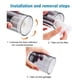 thumbnail image 5 of 5 Piezas Filtros para Aspiradora de Coche, Aspiradora Inalámbrica, Filtro Lavable, Prácticos Accesorios para Aspiradora, 5 of 5