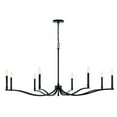 thumbnail image 2 of 52697BK Kichler Lighting Malene - 8 Light Chandelier-25 Inches Tall and 52 Inches Wide-Black Finish, 2 of 7