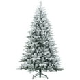 thumbnail image 2 of HOMCOM 7 Foot Snow Flocked Artificial Christmas Tree, Easy Assembly, 2 of 9