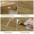 thumbnail image 7 of Tribesigns Farmhouse Coffee Table, 47" Wood Accent Center Tables for Living Room, Rustic Brown, 7 of 7