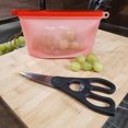 thumbnail image 6 of 7Penn Silicone Food Storage Bag 500mL - 3pk Red 7.75 x 4in Reusable Food Bags, 6 of 7