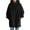 Black winter coat, variant on Sweatshirt Coats for Women Usmixi Winter Womens Hooded Jacket Open Front Zipper Long Sleeve Fleece Sweatshirt Coat Casual Solid Loose Pocket Hoodies Outwear Jacket Holiday