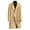 Khaki, variant on Men's Trench Coat Wool Blend Slim Fit Top Coat Business Overcoat