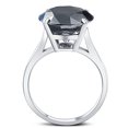 thumbnail image 4 of Pompeii3  8Ct Black Moissanite Solitaire Engagement Ring 10k White Gold (,), 4 of 6