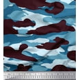 thumbnail image 1 of Soimoi Viscose Chiffon Fabric Two Tone With White Camouflage Print Fabric by Yard 42 Inch Wide, 1 of 1