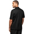thumbnail image 3 of UA CHEF Men's Chef Coat with Mesh Side Panels (Black, L), 3 of 6