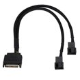 thumbnail image 3 of Cooling Fan Converter Cable, 22AWG Fan Adapter Cable Stable Durable 15Pin To 2x4Pin  For Office For Home, 3 of 8