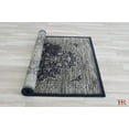 thumbnail image 6 of Handcraft Rugs-Midnight Blue/Gray Persian Isfahan FloralPattern Distressed  Modern Vintage Area Rug, 6 of 7