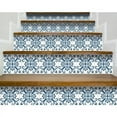 thumbnail image 6 of 6" X 6" Teal And White Mosaic Peel And Stick Removable Tiles, 6 of 9