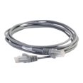 thumbnail image 1 of C2G 3ft Cat6 Snagless Unshielded (UTP) Slim Ethernet Network Patch Cable - Gray - Patch cable - RJ-45 (M) to RJ-45 (M) - 3 ft - UTP - CAT 6 - molded, snagless - gray, 1 of 3