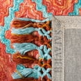 thumbnail image 6 of SAFAVIEH Sahara Jeptha Geometric Area Rug, Rust/Aqua, 8' x 10', 6 of 10