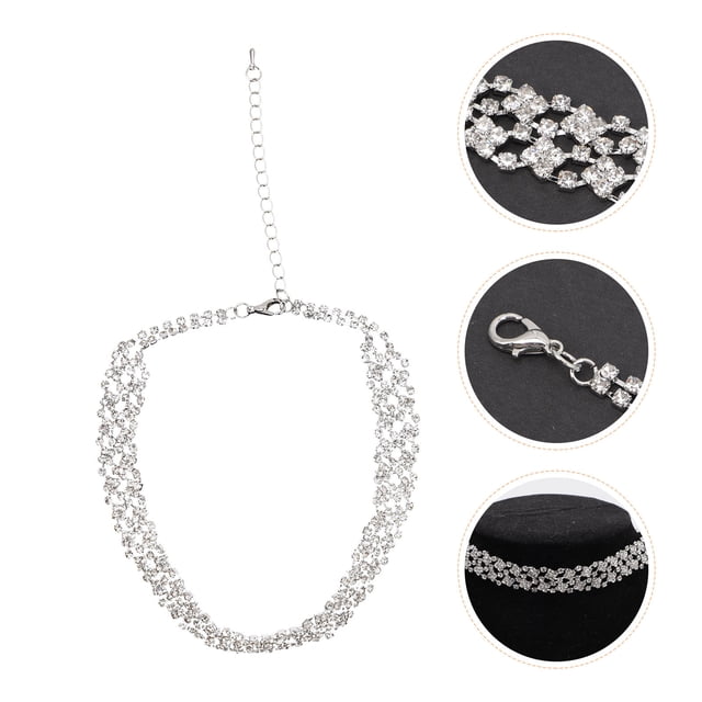 RENACLIPY Collar Joyería Rhinestone Para Mujer Con Detalles Finos De Calidad Y Acabado Suave