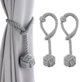 thumbnail image 1 of 2-Pack Curtain Ties, Natural Cotton Handwoven Indoor/Outdoor Curtain Retention R, 1 of 4