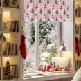 thumbnail image 3 of Valances for Windows Christmas Rod Pocket Cafe Window Treatments Valance Curtains for Kitchen Bathroom Laundry Basement Windows 42"x18", 3 of 7