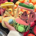 thumbnail image 5 of Cute Plush Orange Juice Cup Toy with Handle and Zipper Soft and Adorable Stuffed Fruit Toy for Kids and Collectors, 5 of 6