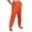 Orange, variant on Women's Straight Leg Fleece Lined Sweatpants, High Waist Tapered Yoga Pants with Drawstring and Pockets, Comfortable Joggers for Running, Workout, Lounge, and Casual Winter Wear Beige L