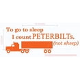 thumbnail image 6 of Bedroom Décor Count Peterbilts Not Sheep Boys Wall Decals Lettering 23x8-Inch Orange, 6 of 6