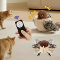 thumbnail image 7 of BESTSKY Interactive Chirping Bird Cat Toy,Catnamic Toy Automatic Chirping Flying Bird Cat Toy,Flapping Bird Cat Toy with Feather Tail,Chirping Bird Cat Toy Flapping Wings with Melody Chaser, 7 of 7
