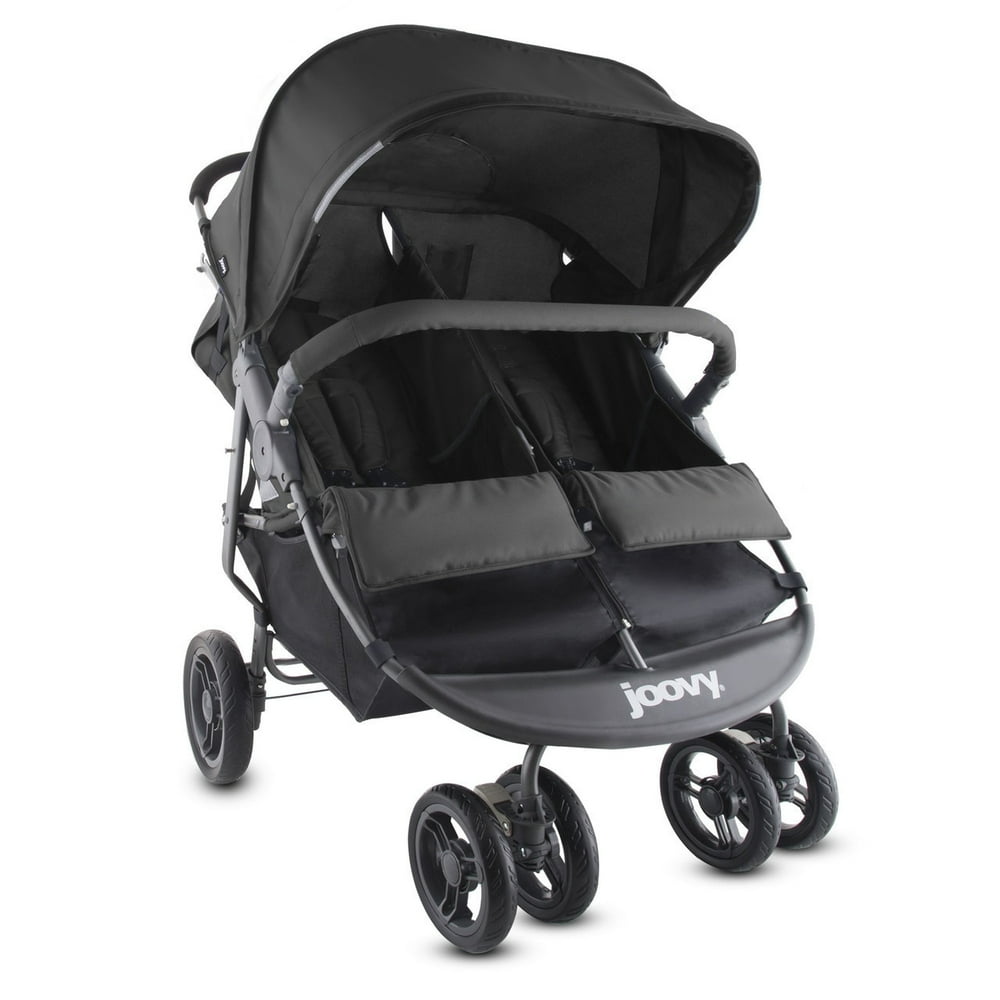 Joovy Scooter X2Twin SidebySide Double Stroller, Black