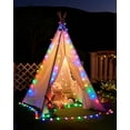 thumbnail image 4 of Crystal Globe String Lights - 33 ft 100 LED USB Color Changing Globe Ball Fairy Lights with Remote and Timer, Waterproof for Bedroom Tent Loft Bed Window Party, 16 Colors and Multicolor (RGB), 4 of 7