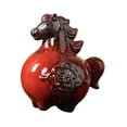 thumbnail image 1 of Estatua de caballo, adorno para té, de mascota, escultura de recuerdo, figura de caballo para gabinete, escritorio de oficina, mesa de té,, 1 of 9
