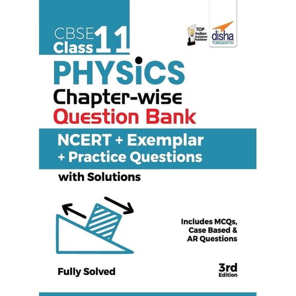 CBSE Class 11 Physics Chapter-wise Question Bank - NCERT Exemplar Practice Questions with Solutions - 3rd Edition, (Paperback)