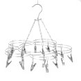 thumbnail image 1 of Percha para ropa 20 Clips pinzas para ropa de acero inoxidable tendedero para ropa percha para colgar calcetines, 1 of 8
