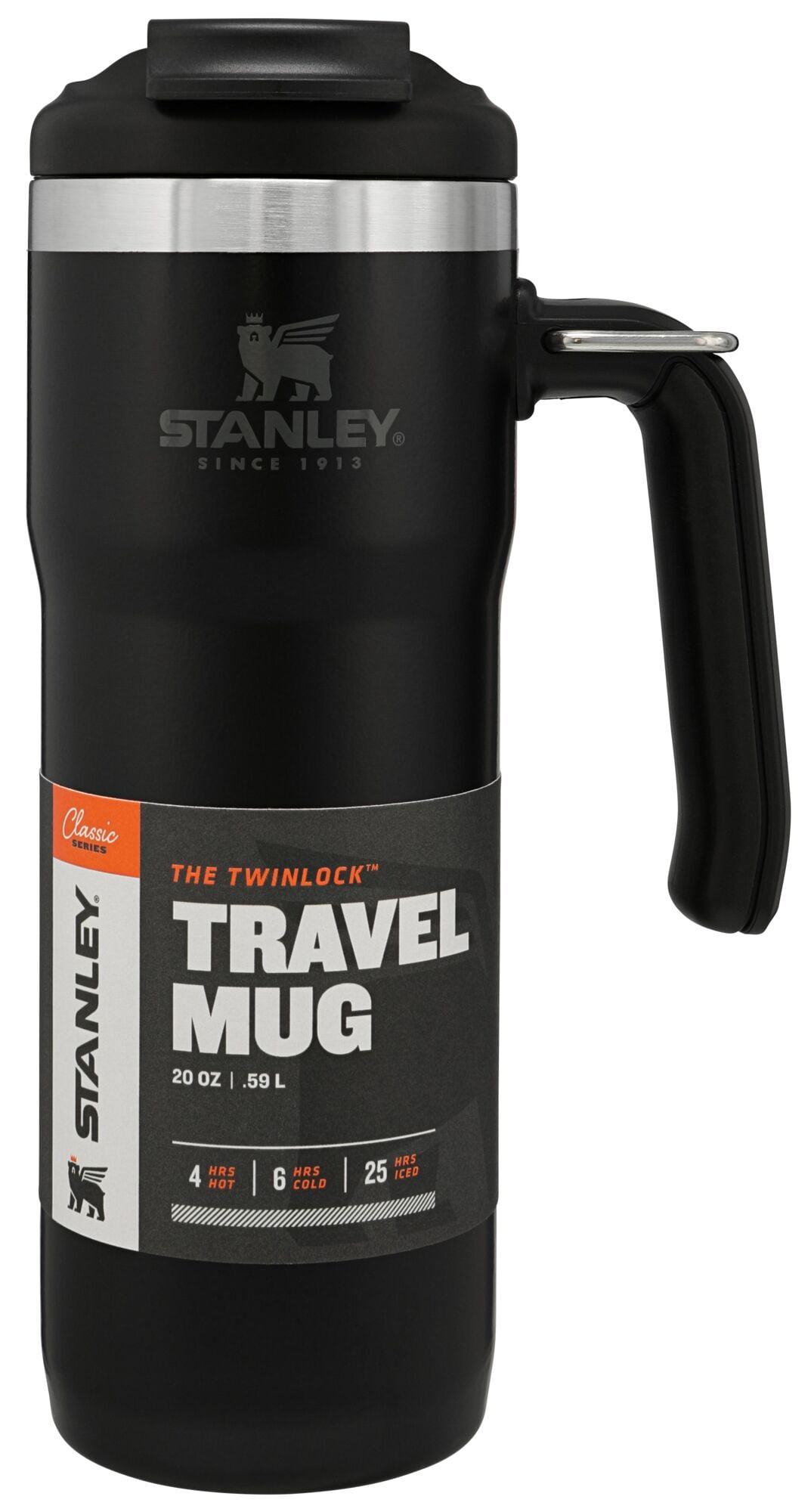 Stanley Classic TwinLock™ Travel Mug 20oz M.Black