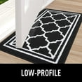 thumbnail image 5 of Buganda Door Mats Indoor, 20"×32", Water Absorbent Low Profile Anti-Slip Front Door Mat, Door Rugs for Entrance, Black, 5 of 9