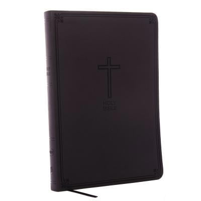 Pre-Owned NKJV, Value Thinline Bible, Large Print, Imitation Leather, Black, Red Letter Edition (Hardcover) by Thomas Nelson